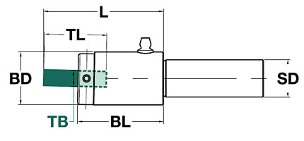 .500 Tool Bore / Shank Dia. x 3.00 Mechanical Image