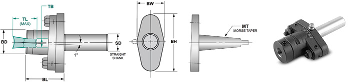 0.5 Tool Bore Slater Tools 1760-16 Internal Adjustable Large Swiss Type Tool Holder 16 mm Shank Diameter, 