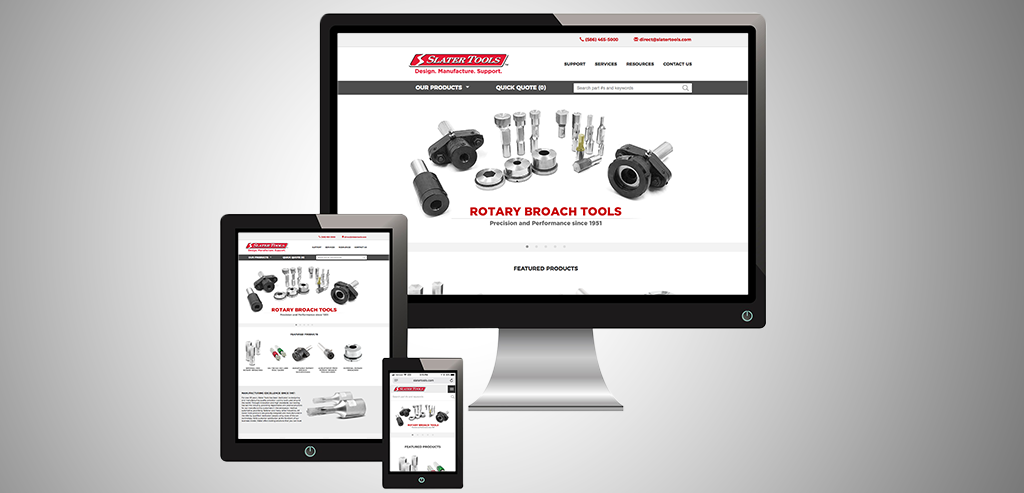 New Corporate Website from Slater Tools